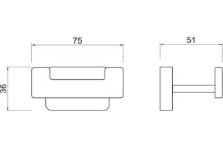 Крючок  Aquatek Либра AQ4302MB черный